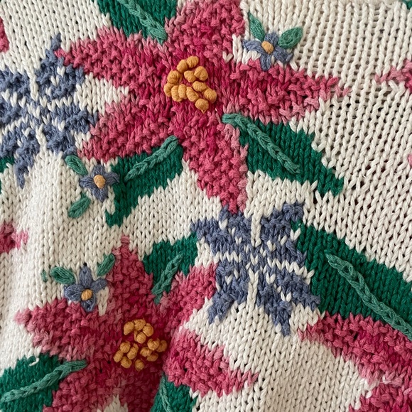 Hand knit sweater - Picture 3 of 5